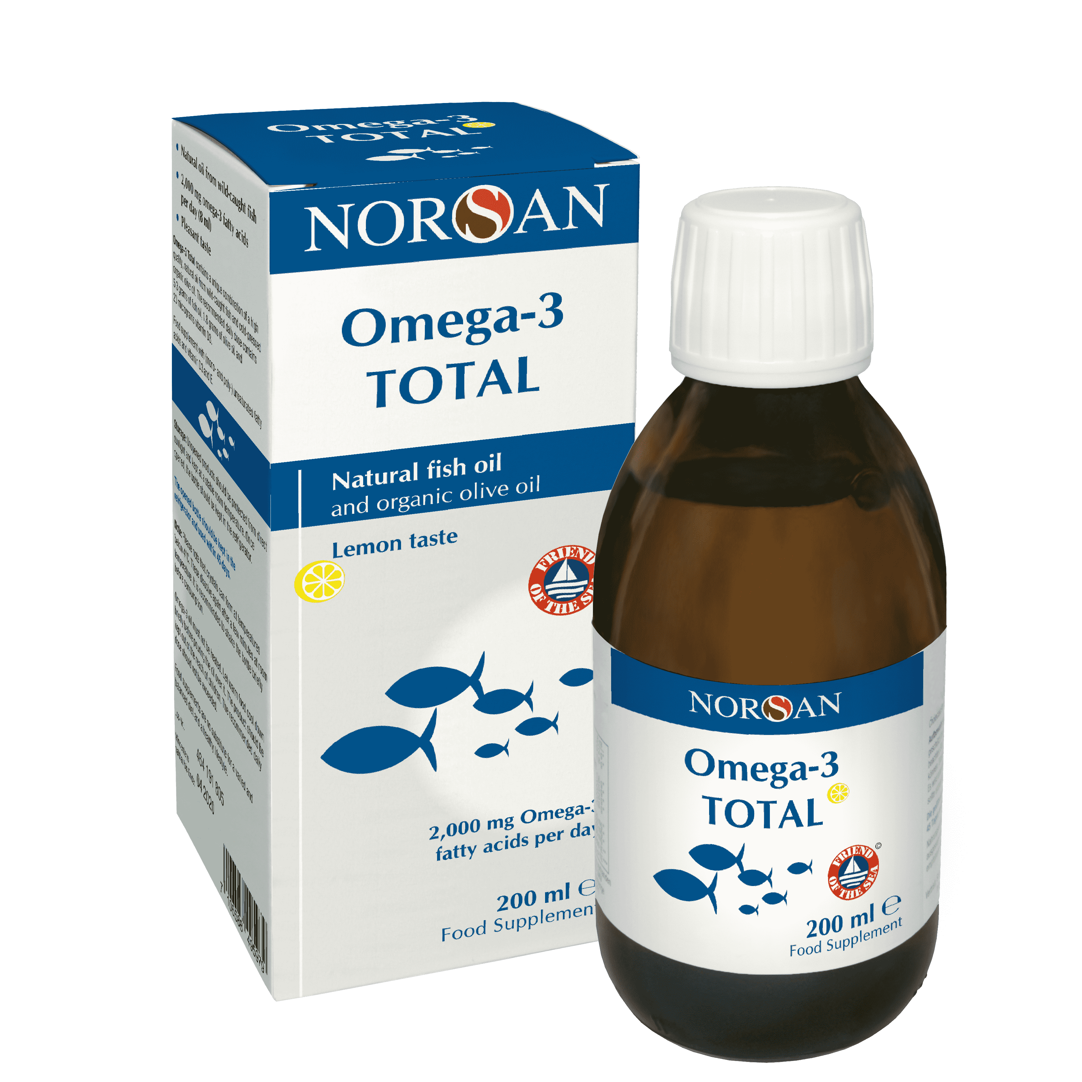Norsan Omega-3 Total olje - limona