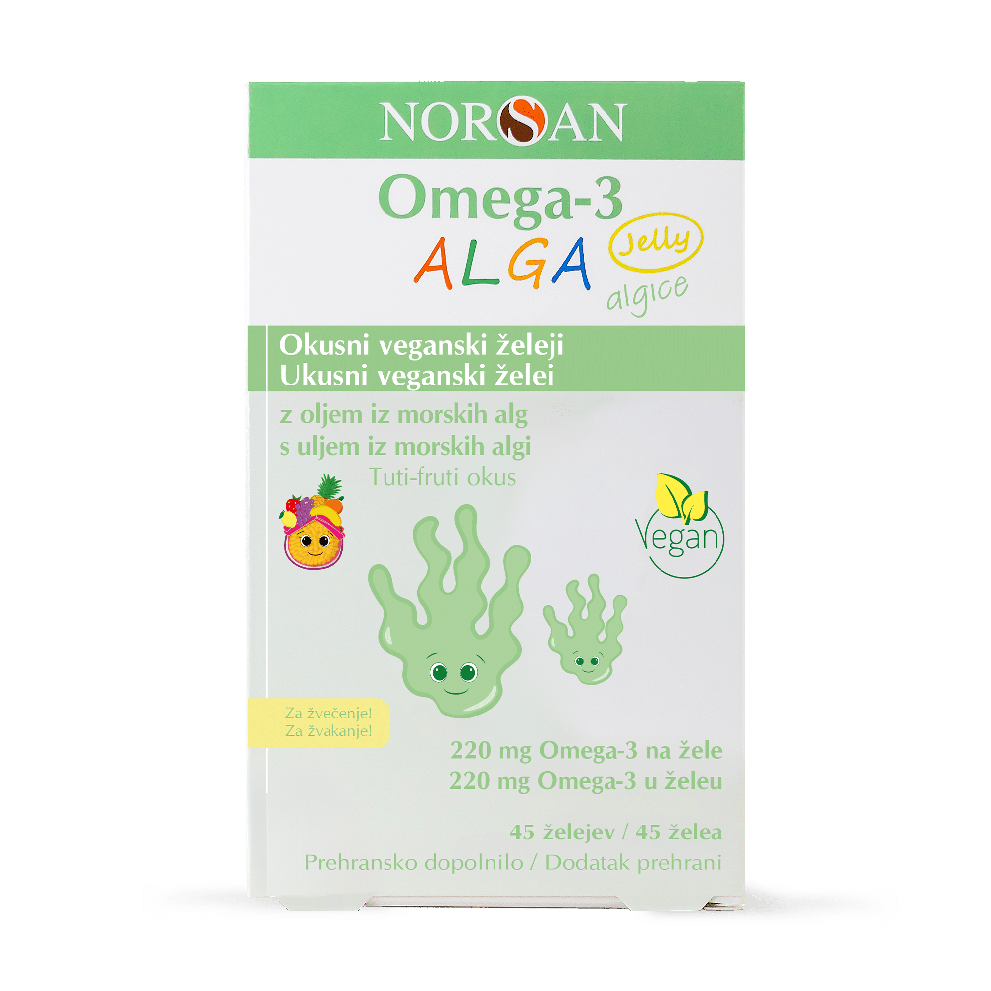 Omega-3 ALGA žele bomboni – ALGICE