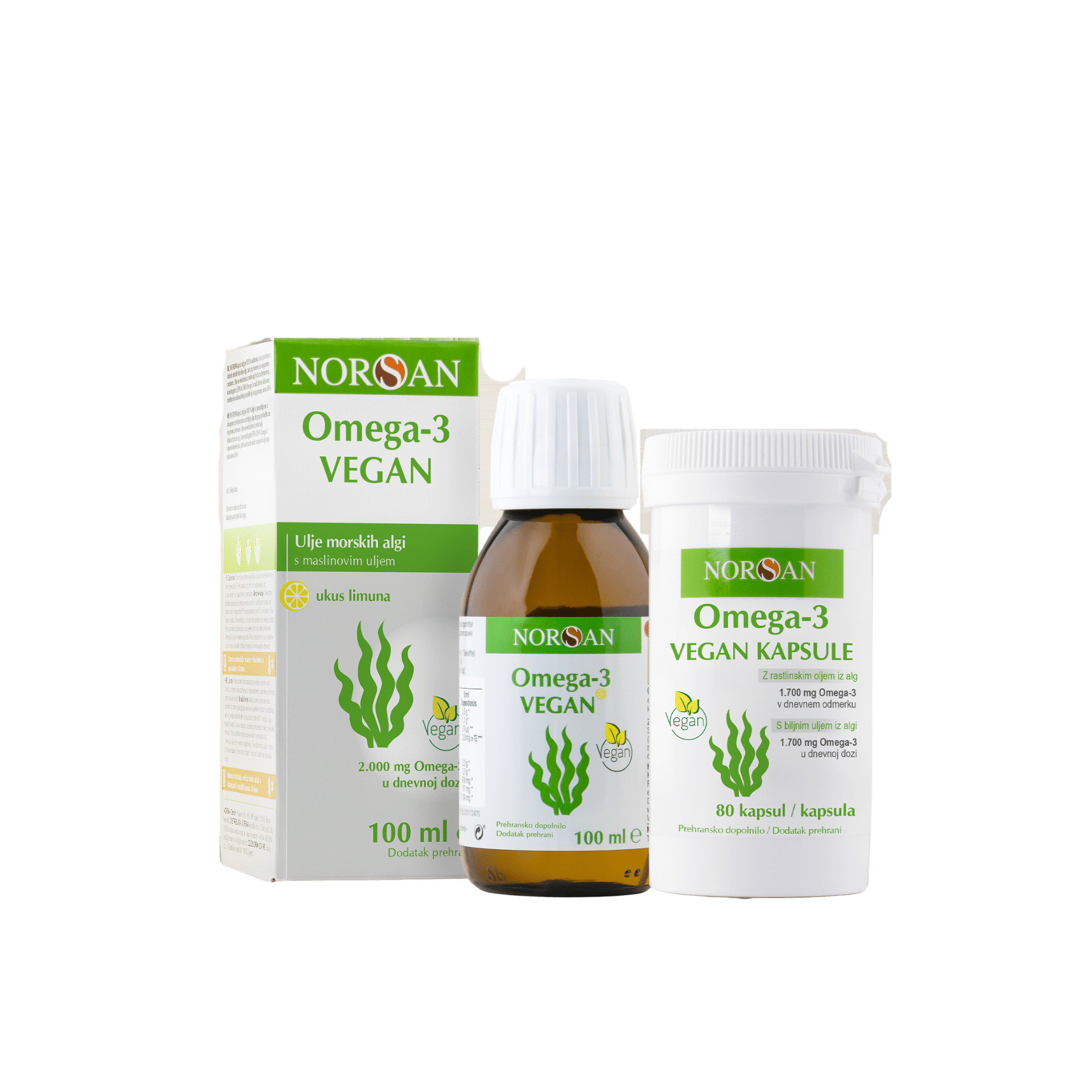 Omega-3 Vegan ulje + kapsule