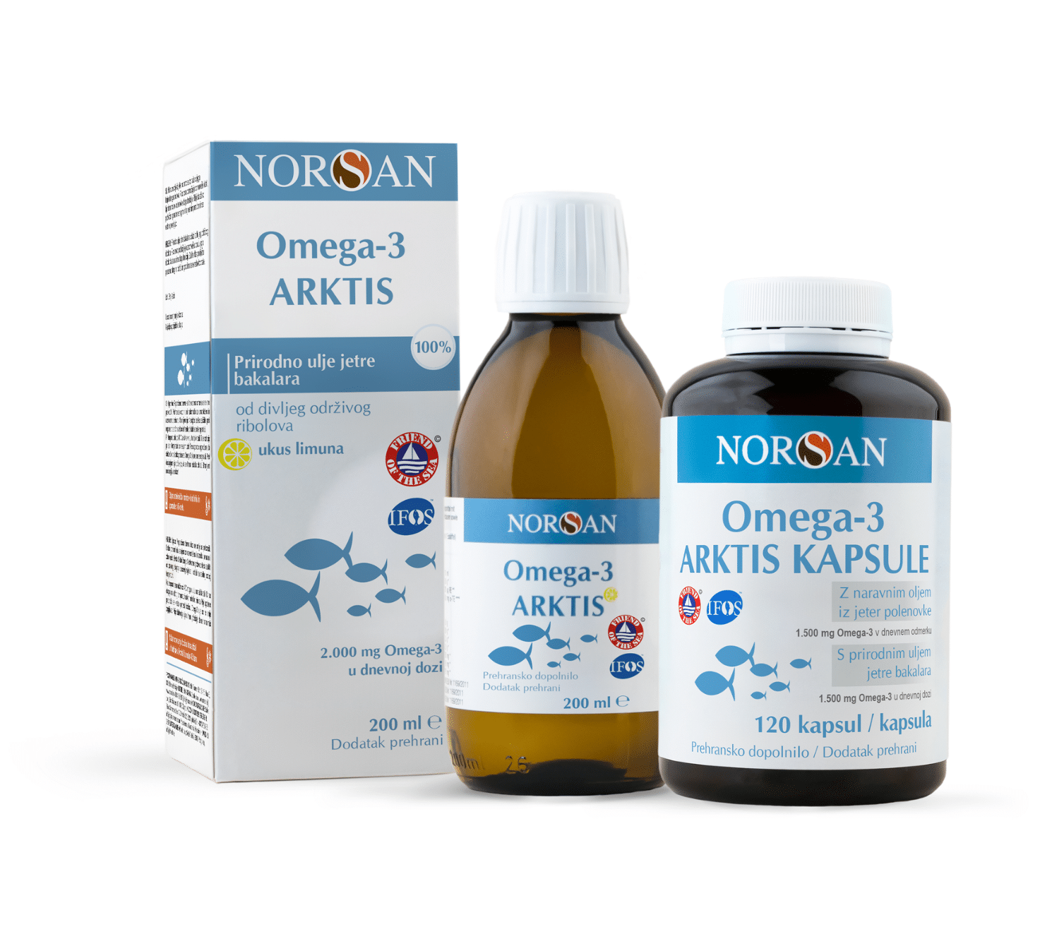 Omega-3 Arktis ulje + kapsule